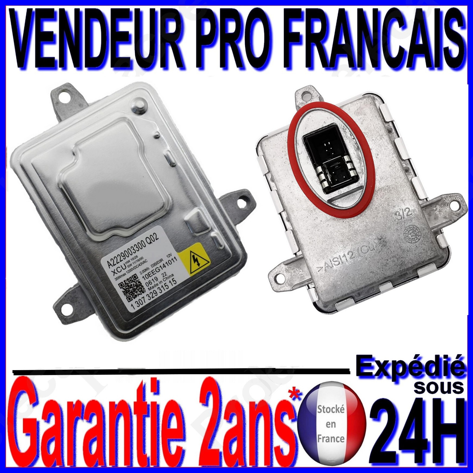 Ballast xénon premium A2229003300 boîtier en aluminium robuste 35W