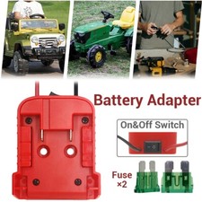 DIY Dock Power Wheels Battery Adapter Compatible with Milwaukee 18V Connector