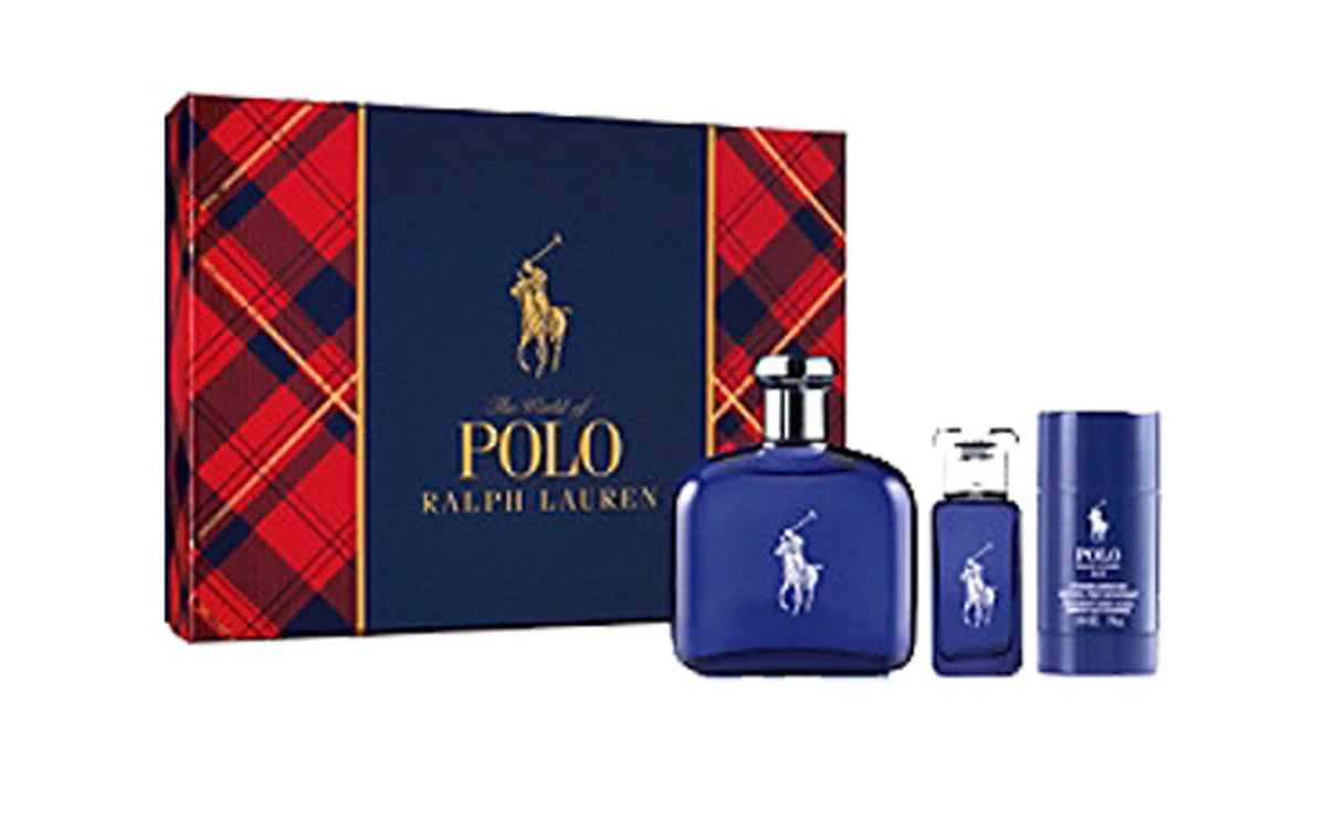 Polo blue top gift set