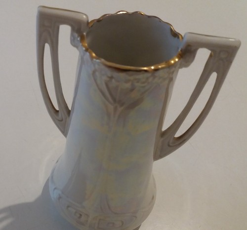 Jugendstil Porzellan Vase mit Modell Nummer um 1900 - Bild 10 von 10