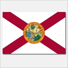 Florida State Flag American USA 3M Vinyl Decal Bumper Sticker Car Truck Window
