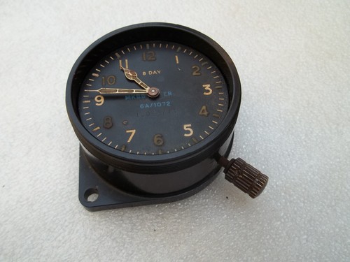 WW2 RAF/ Air Ministry 8 Day 6A/1072 Aircraft Clock For Repair - Picture 12 of 13