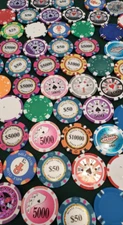 200 Grab Bag Poker Chips - Random