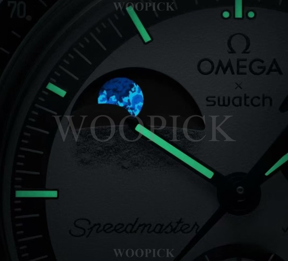 SWATCH x OMEGA Mission To The Earthphase MoonSwatch SWATCH x OMEGA Mission To The Earthphase MoonSwatch