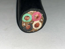 15 FT 8/4 SOOW SO SOO SOW BLACK RUBBER CORD EXTENSION WIRE/CABLE