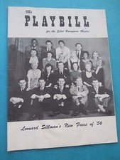 July - 23 - 1956 - The Ethel Barrymore Theatre Playbill - New Faces of 56