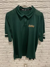 Adidas Eastbay men’s polo shirt. Green, Size Large. Vent Holes In Back.