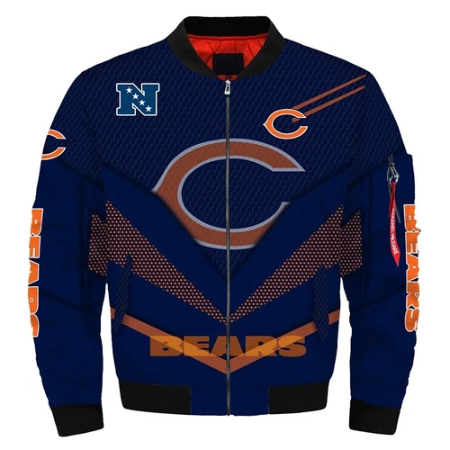 Chicago Bears Men's Flight Bomber Jacket