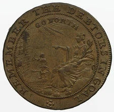 Somerset Bath Halfpenny Token  Iohn Howard  D&H 36c