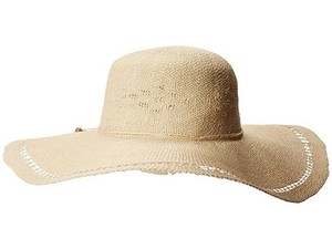 beige floppy hat
