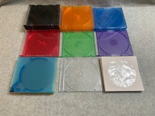 Lot of 42 DVD/CD Single Jewel Cases and Jewel Sleeves - Good Condition - Scuffs