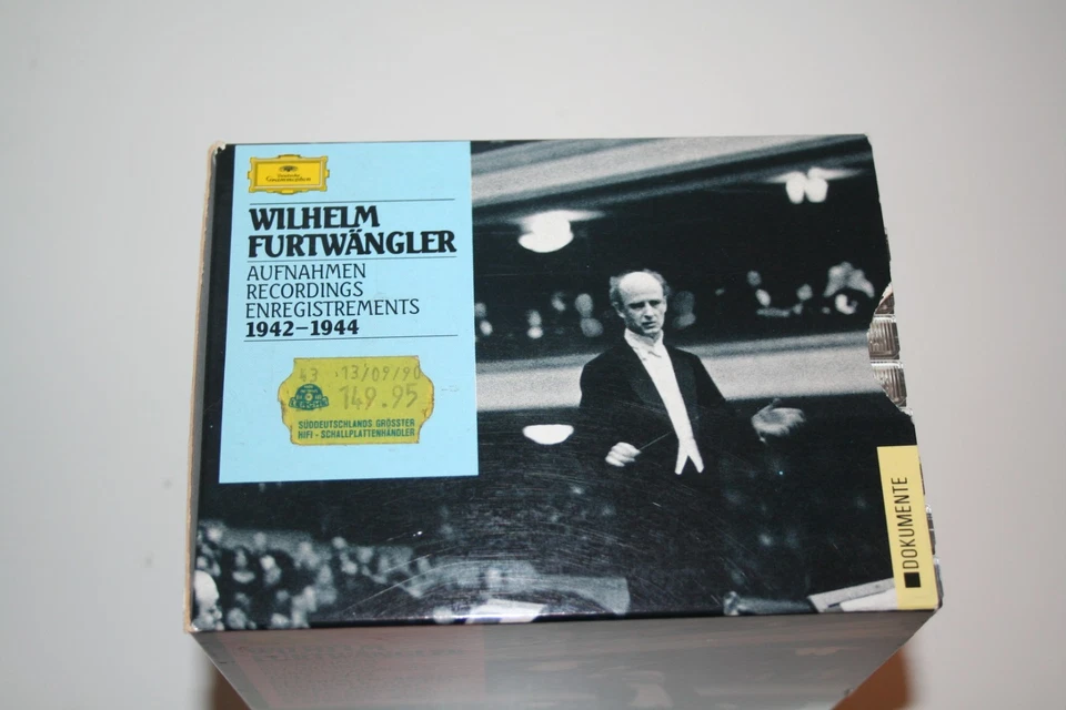 WILHELM FURTWÄNGLER - Aufnahmen/Recordings  1942 - 1944 - 10CD BOX - TOP ZUSTAND - Bild 3 von 4