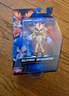 Jakks Sonic The Hedgehog 3 Movie SUPER SHADOW 5  Action Figure 2025