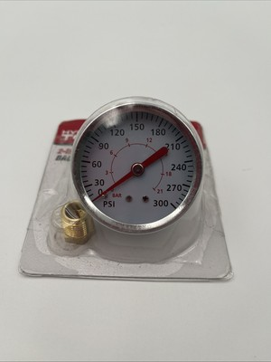 #ad #ad Hyper Tough 2 inch BACK MOUNT PRESSURE GAUGE $7.70