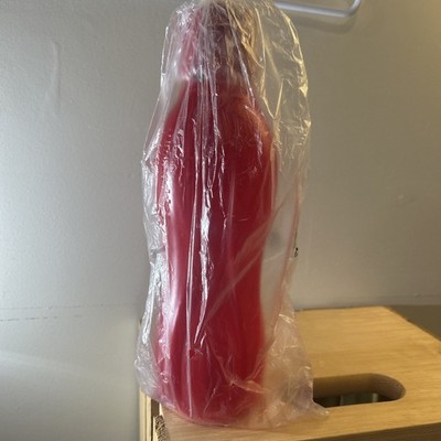 NEW Tupperware Eco Twist Water Bottle Red with Strap 500ml Flip Top