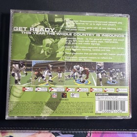 NFL 2K1 Sega Dreamcast COMPLETE Game 2001