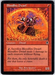 Bloodfire Dwarf - Apocalypse - Common - MTG