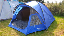 Eurohike Cairns 4 DLX Nightfall - Four berth festival camping tent Blue