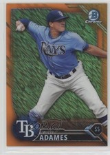 2016 Bowman Chrome Prospects Orange Shimmer Refractor Willy Adames #BCP152 5a4