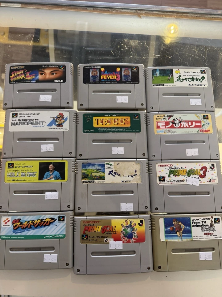 Lote De 28 Juegos Japoneses Super Famicom Foto 2 de 2