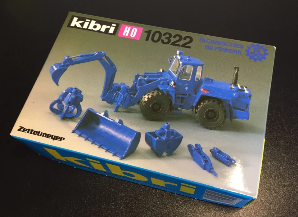 kibri 10322 Baukasten ZL 1801 Zettelmeyer Radlader "THW" H0 1:87 - Bild 3 von 4