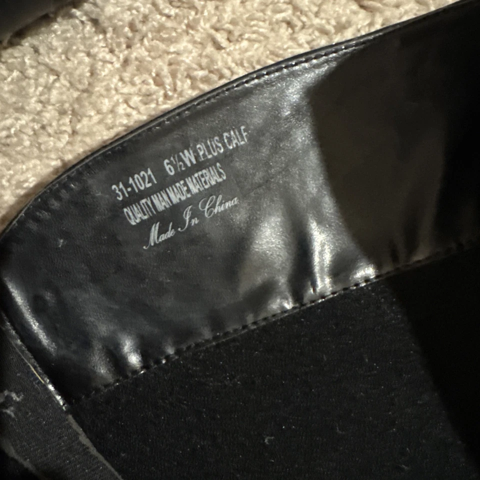 Botas negras Easy Street para mujer (altas) talla 6,5 W Foto 3 de 4