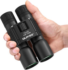 12X32 Small Mini Binoculars for Adults High Power - Compact Binoculars for Bird 