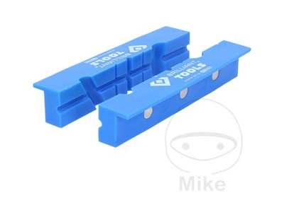 KS TOOLS Bench vise jaws with guides BOX 150 NUTEN