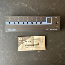 Casio TB-1 Midi Thru Box NO POWER SUPPLY UNTESTED