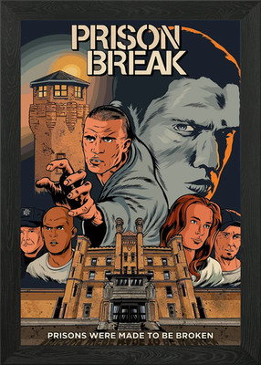 Prison Break TV Serie Poster Kunst gerahmt Wandbild Poster Leinwanddruck Bild