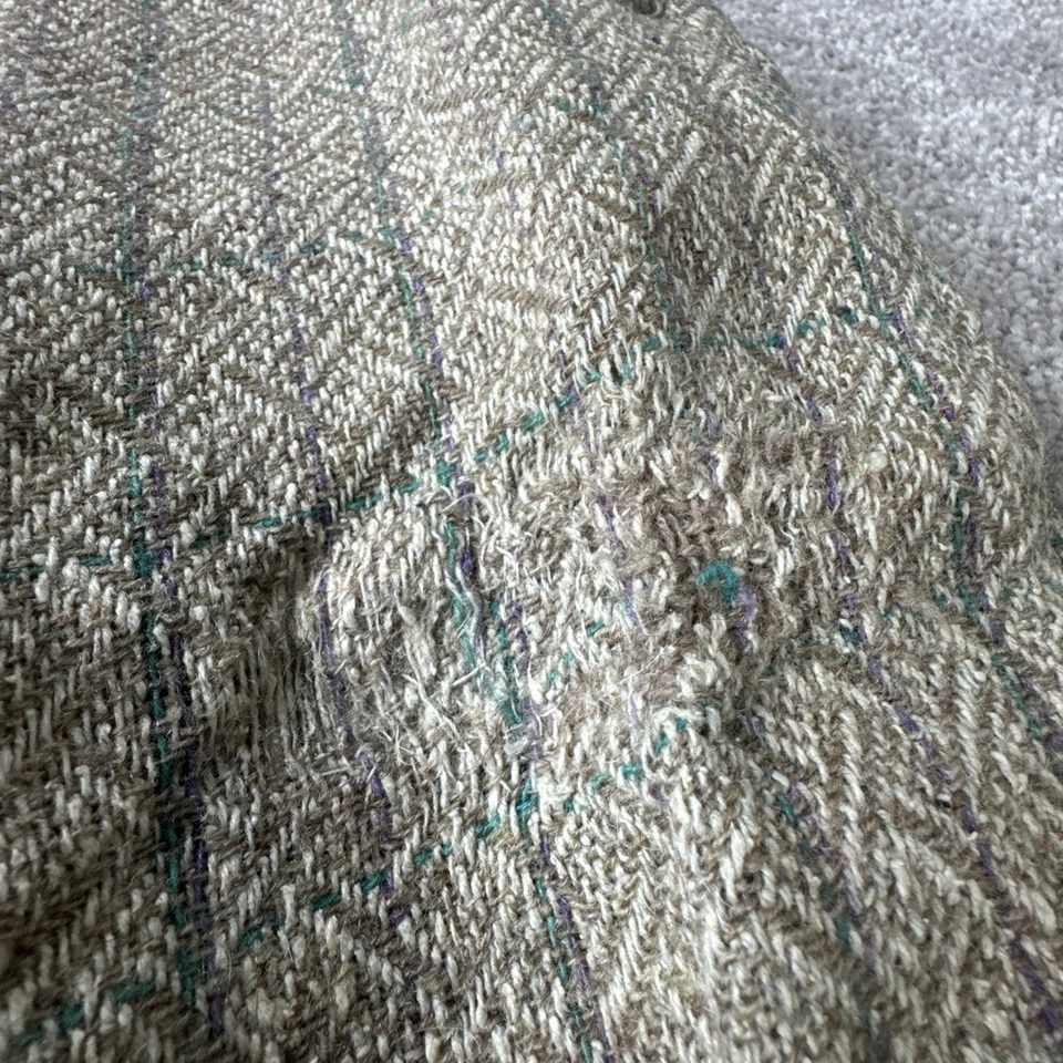 Pantalones de esquí antiguos de caza a cuadros de lana talla 28 vintage de los años 1920 y 1930 para hombre Foto 4 de 4