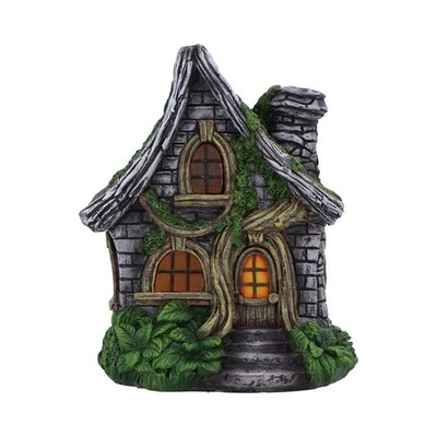 Nemesis Now Curly Oak Manor Light Up Fairy House