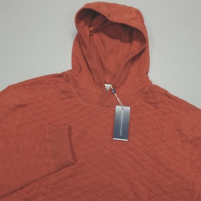 Holderness & Bourne The Wallace Hoodie Sweater Men's Size L Heathered Rust