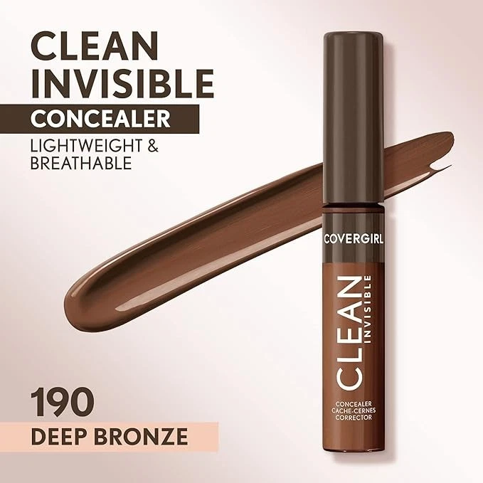 2X Concealer, Lightweight, Hydrating, Formula, Deep Bronze 190, 0.23oz (7 ml) - Image 3 of 4