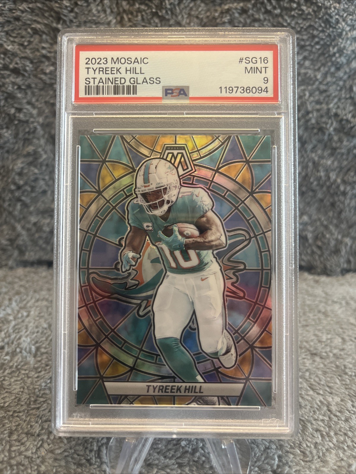 2023 Panini Mosaic - Stained Glass Tyreek Hill #SG-16