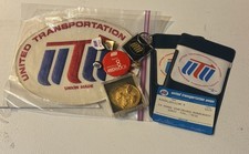 Lot of 10 Railroad Train Pins UTU Union Award Service Pins Patch Coin