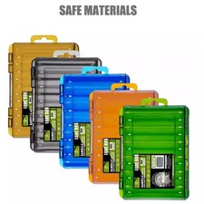 Double Sided Tackle Storage Box PC Plastic Fishing Lure Bait Organizer Case Bag
