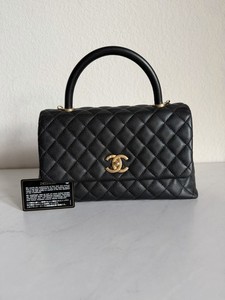 Coco handle 16C ブラック キルティング ショルダーバッグ Chanel Coco Handle | eBay