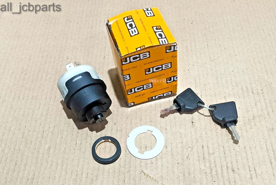 GENUINE JCB IGNITION SWITCH AND 2 KEYS (PART# 701/80184 701/45500) - Image 2 of 4