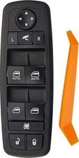 Power Window Switch.11 Metal Pins.Fits for 2016-2018 Ram 1500 2500 Green 