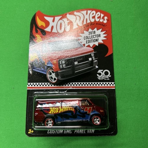 2018 HOT WHEELS RED LINE CLUB COLLECTOR EDITION CUSTOM GMC PANEL VAN