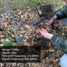 US Plug 100 240V 30m Depth Metal Detector 1500m Range Underground Metal