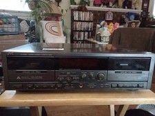 JVC TD-W805 Auto Reverse Dual Cassette Deck w/ High Speed Dubbing - WORKS