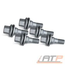 5x RADBOLZEN KEGELBUND M12x1.25x17 FÜR PEUGEOT RCZ RIFTER TAVELLER TOYOTA PROACE