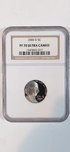 2006-S 5C Jefferson Nickel NGC PF70 Ultra Cameo