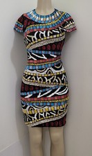 Alice & Olivia Multicolor Sequins Beaded Sz 6 Fitted Dress $895 Artsy
