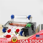 Hot Cold Laminator machine Roll thermal laminator machine 13.8" Laminating Width