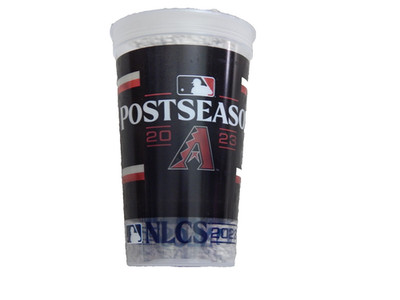 ARIZONA DIAMONDBACKS MLB BASEBALL D-BACKS POSTSEASON NLCS 2023 PLASTIC CUP 20oz