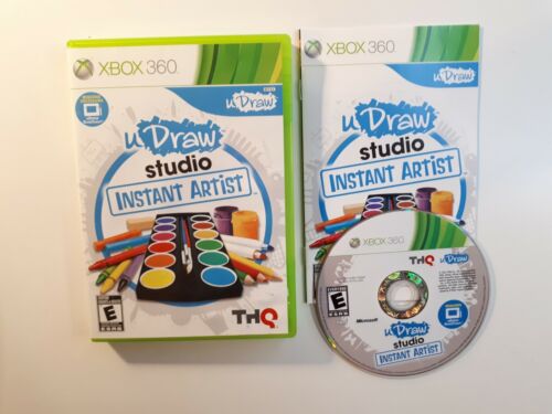 UDRAW STUDIO: INSTANT ARTIST (GAME ONLY) XBOX 360 W/ ORIGINAL BOX GOOD- COMPLETE - Picture 1 of 2