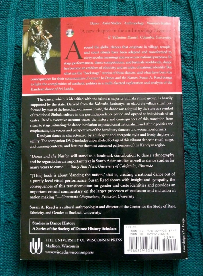 Dance and the Nation: Performance, Ritual, and Politics in Sri Lanka by Susan A. - Image 2 of 2